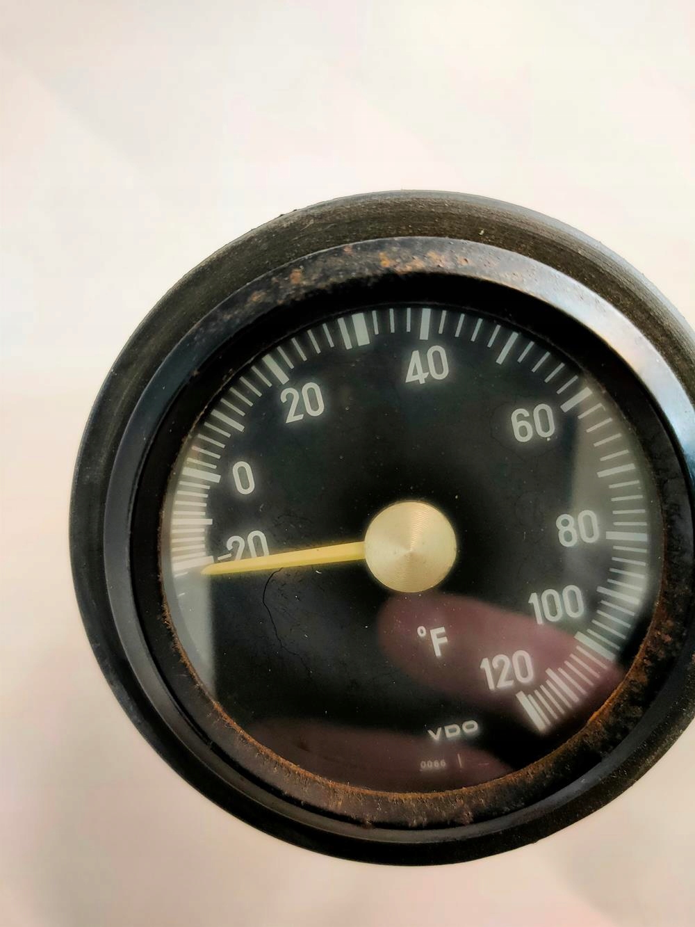Termometr Mercedes R107 w Stopniach Fahrenheita - obrazek 5