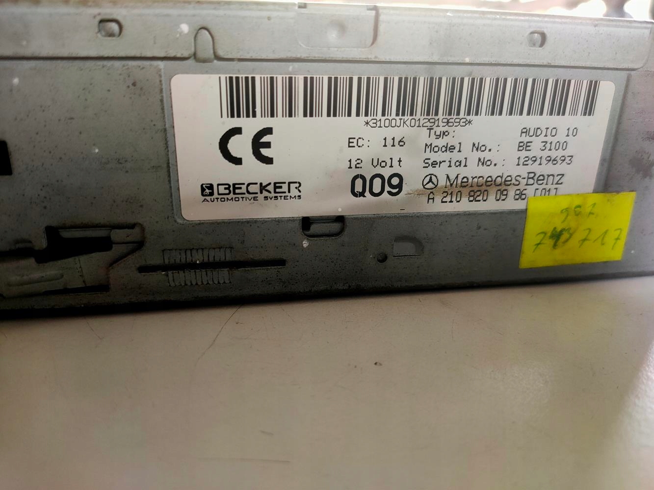 Radio Becker BE 3100 - obrazek 4