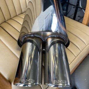 Tłumik końcowy Nierdzewka Mercedes 107 126 w201 AMG