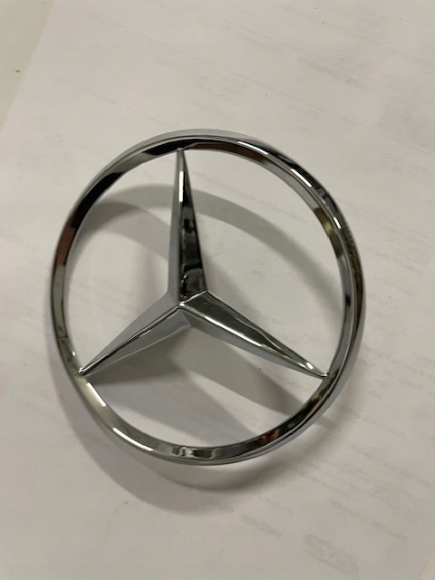 Gwiazda klapy bagażnika Mercedes w111C nowy chrom - obrazek 2