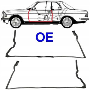2 Uszczelki drzwi Mercedes C123 Coupe Oryginał
