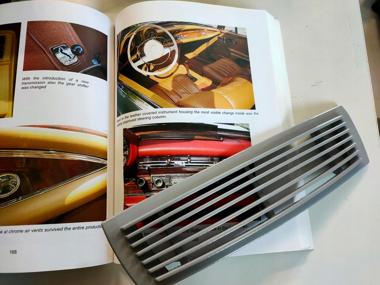 Kratka głośnika kokpitu Mercedes 111/ 112 Coupe repro - obrazek 2