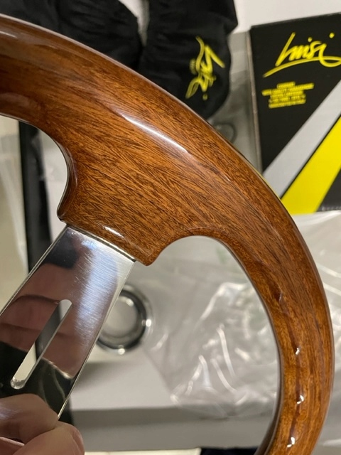 Kierownica drewniana 37cm Włoska klasyk + Naba - obrazek 7