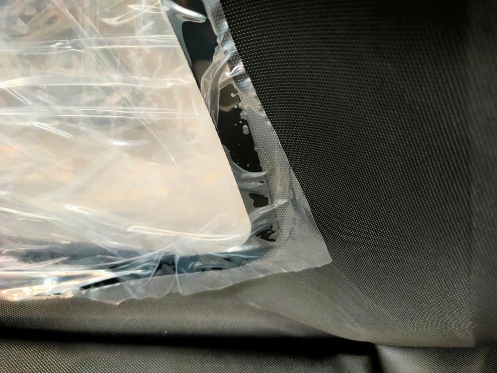 Dach miękki Softtop Mercedes 107 Nowy czarny / niebieski - obrazek 5