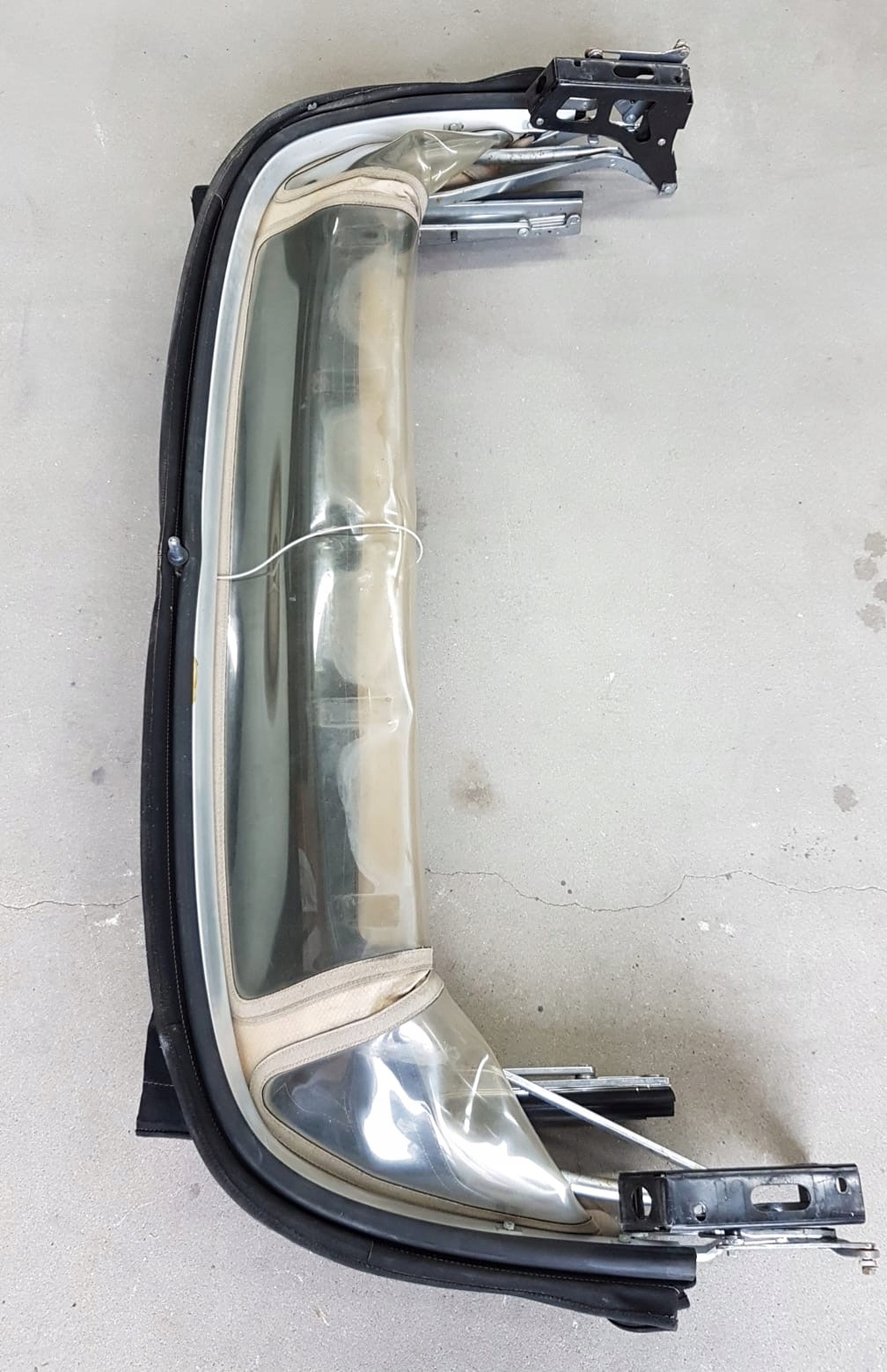 Dach miękki Softtop dach miękki Mercedes 107 kompletny ładny z uszkodzeniem - obrazek 5