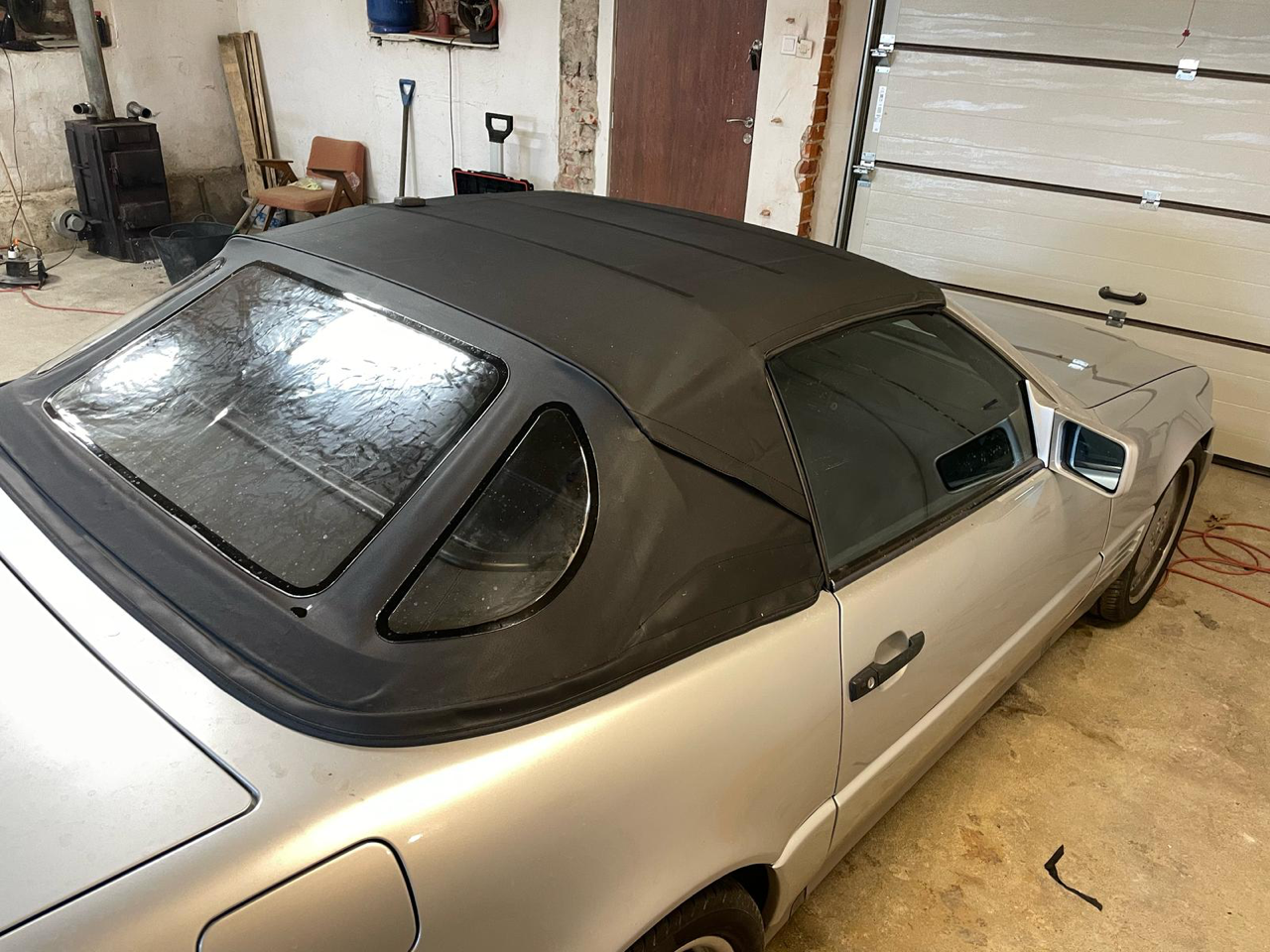 Dach miękki Softtop Mercedes 129 Nowy czarny / niebieski