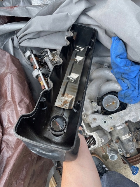 Silnik kompletny Mercedes R107 560SL M117 do remontu - obrazek 4
