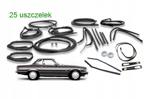 Uszczelki Mercedes 107 zestaw 28 szt Nowe + oryginał