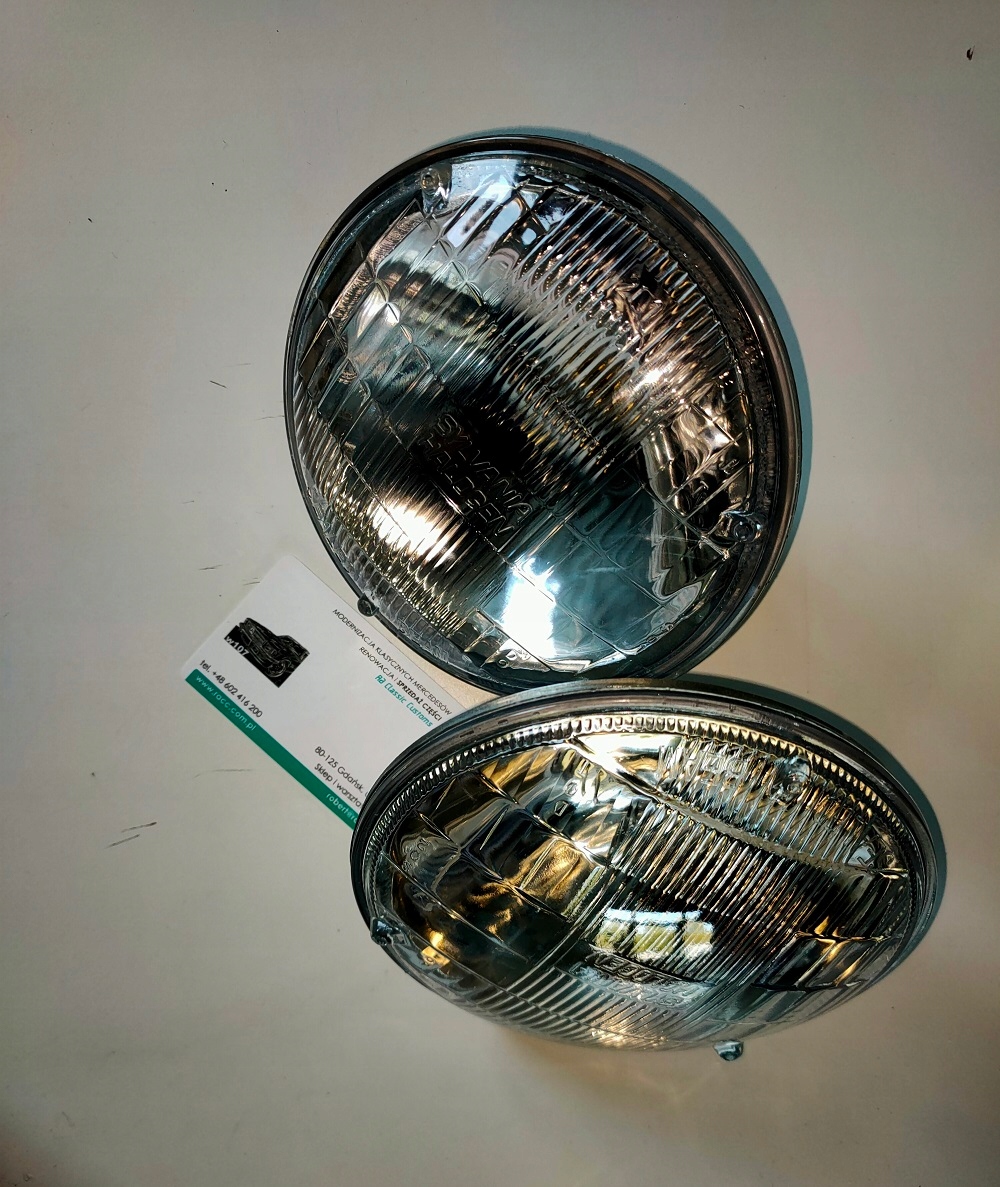 Zestaw 4 Wkładów - Lampa Halogen przód Mercedes 107 USA - obrazek 7