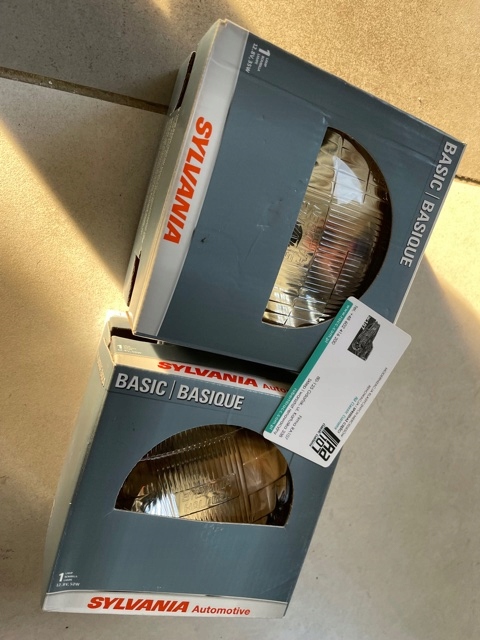 Zestaw 4 Wkładów - Lampa Halogen przód Mercedes 107 USA - obrazek 8