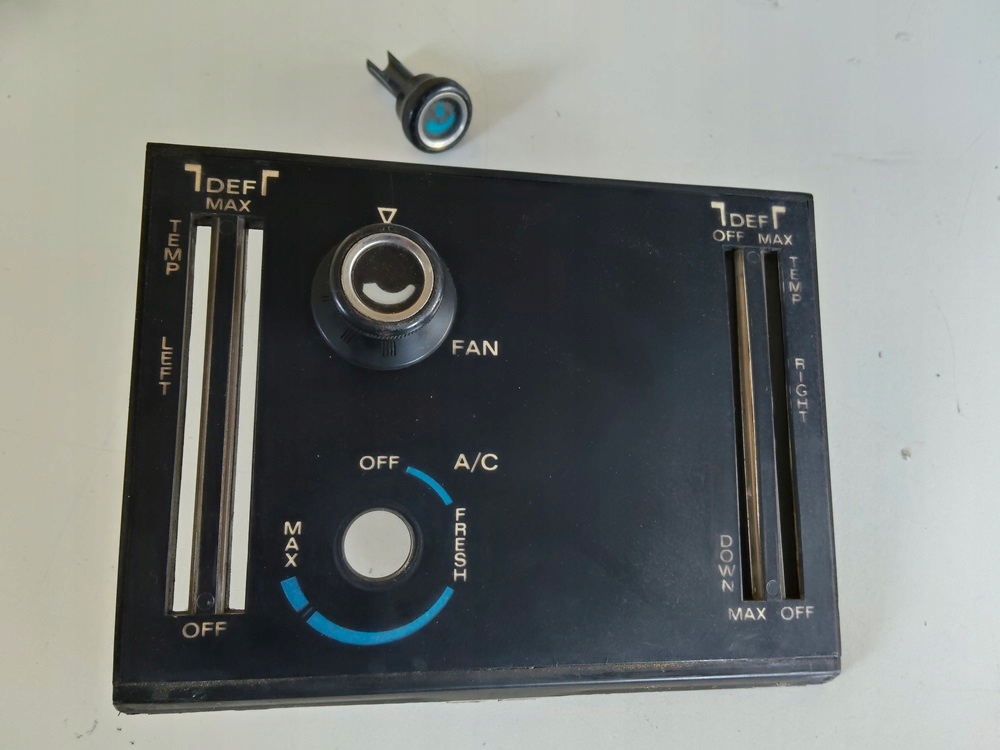 Panel klimatyzacji Mercedes 107 350 450 SL i SLC wczesny
