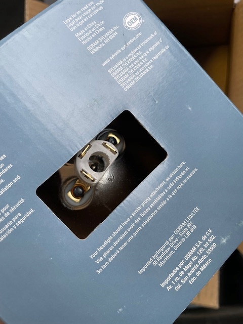 Zestaw 4 Wkładów - Lampa Halogen przód Mercedes 107 USA - obrazek 11