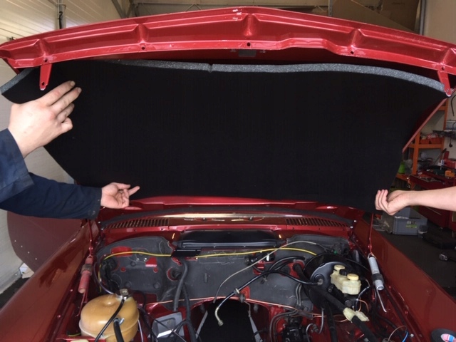 Wygłuszenie maski do Mercedes 107 SL SLC - obrazek 2