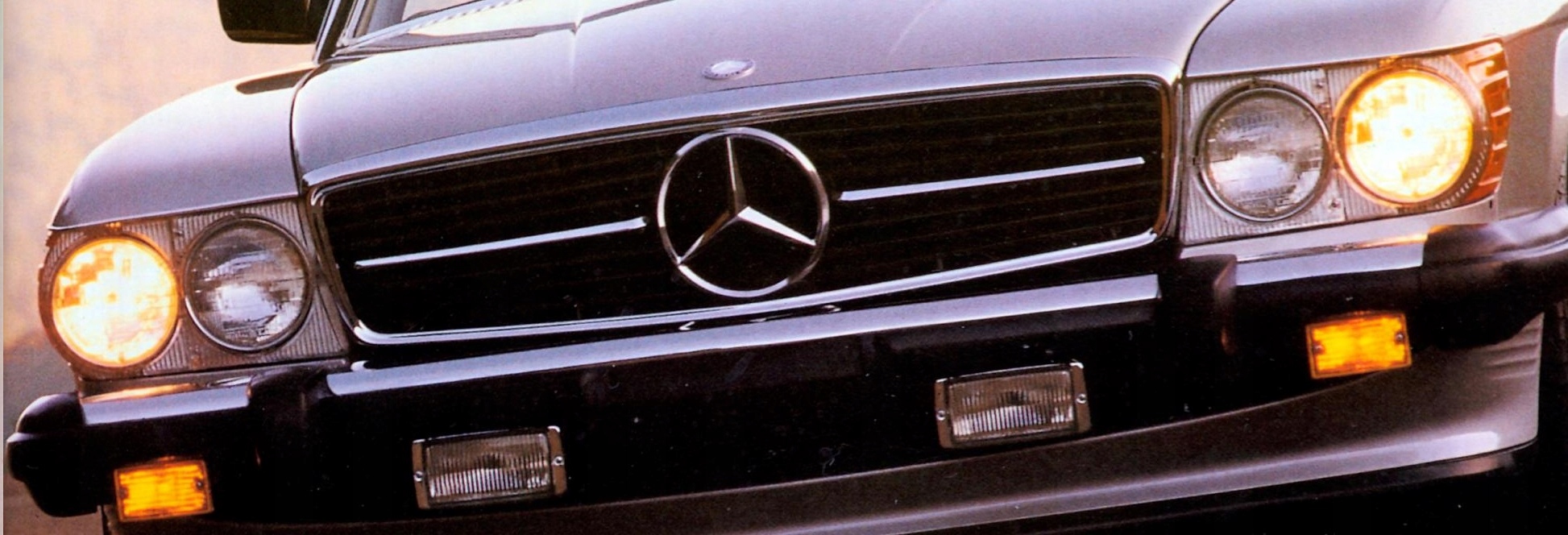 Zestaw 4 Wkładów - Lampa Halogen przód Mercedes 107 USA - obrazek 2