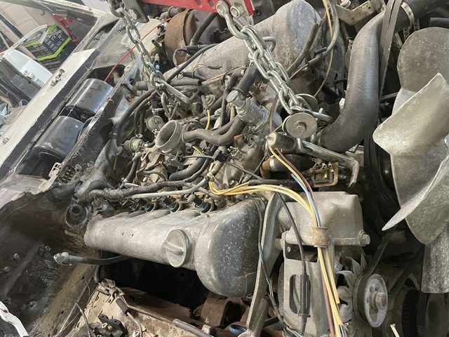 Silnik kompletny + dobra skrzynia Mercedes w107 450SL M117 - obrazek 3
