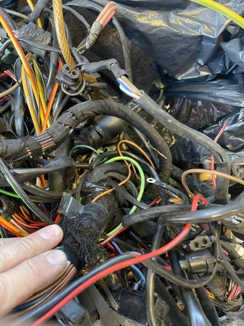 WIĄZKA INSTALACJI ELEKTRYCZNEJ - MERCEDES 107SL 380 - obrazek 7