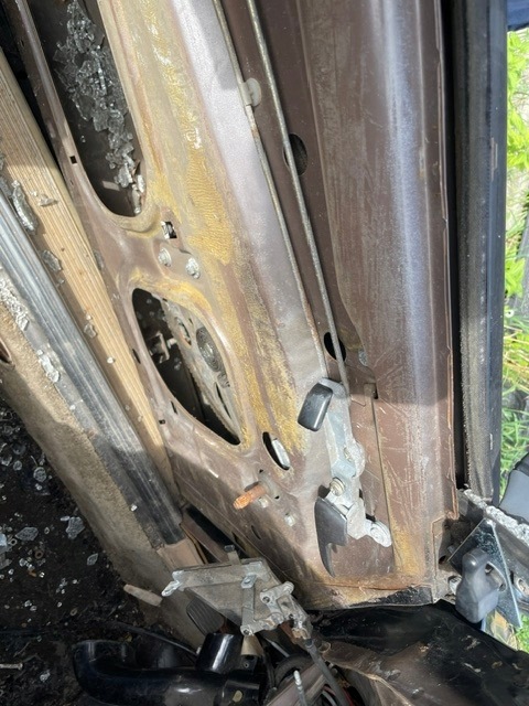 Drzwi lewe czarne - Mercedes 107 SL komplet - obrazek 9