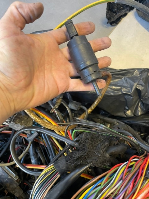 WIĄZKA INSTALACJI ELEKTRYCZNEJ - MERCEDES 107SL 380 - obrazek 8