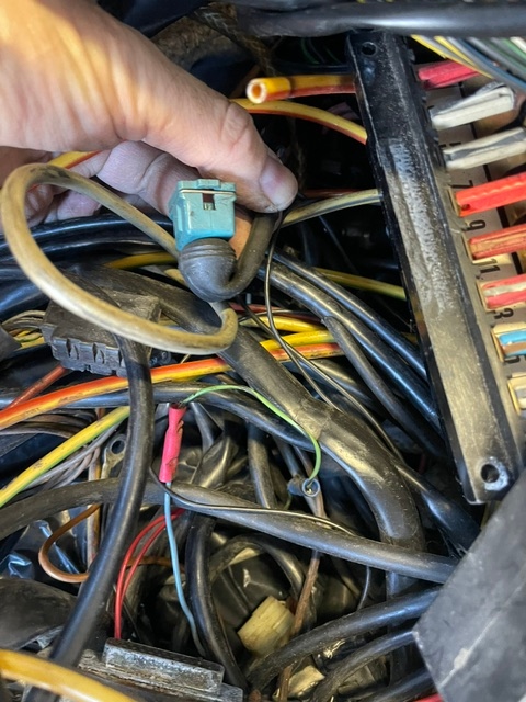 WIĄZKA INSTALACJI ELEKTRYCZNEJ - MERCEDES 107SL 380 - obrazek 6