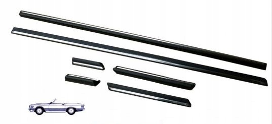 Listwy boczne 6szt kpl Mercedes 107 SL Nowe kl. A