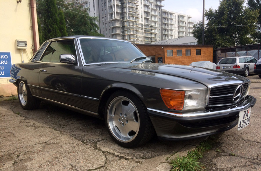 Zderzaki nowe Mercedes 107 SLC SL komplet Zamiennik - obrazek 4